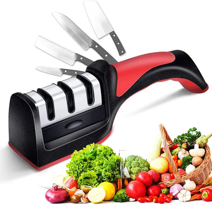 Multi-function 3 Stages Knife Sharpener