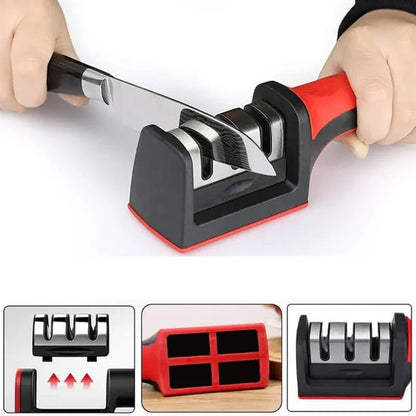 Multi-function 3 Stages Knife Sharpener