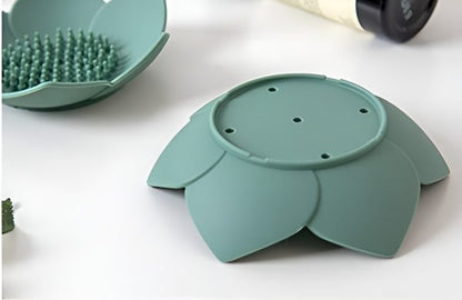 Silicone Lotus Soap Tray